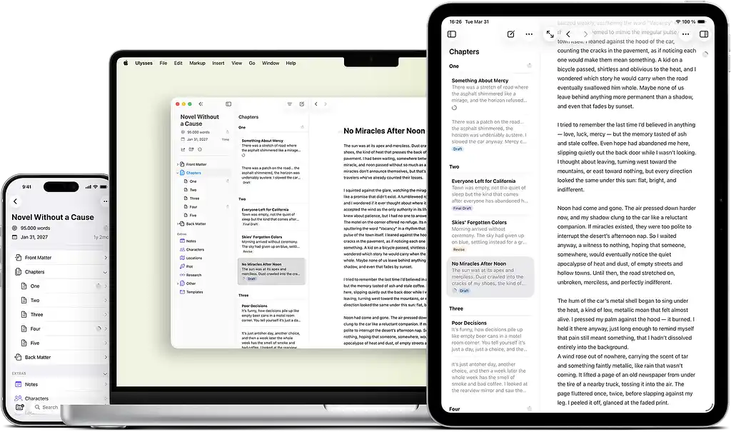 Ulysses' app