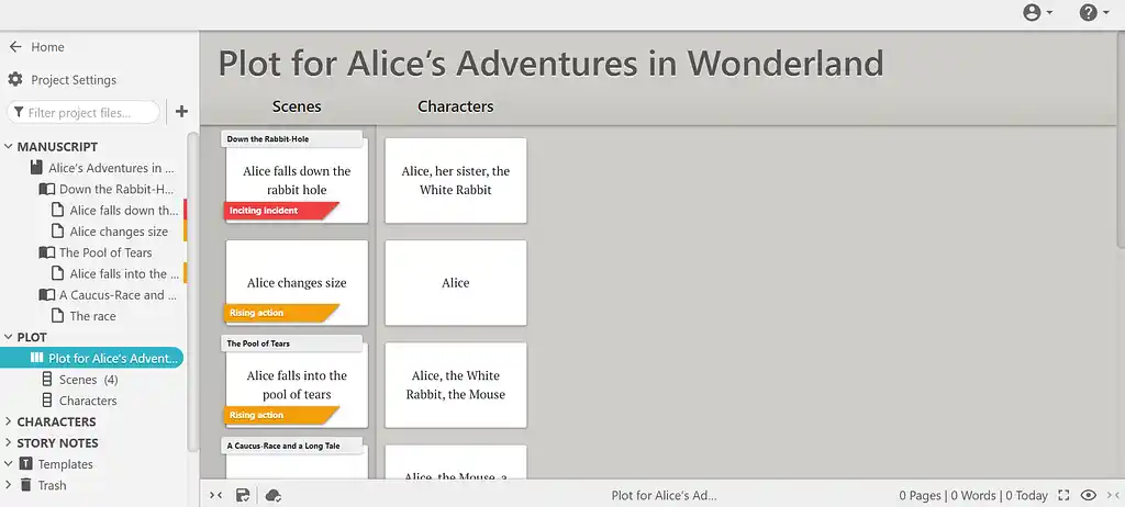 Dabble's plotting grid